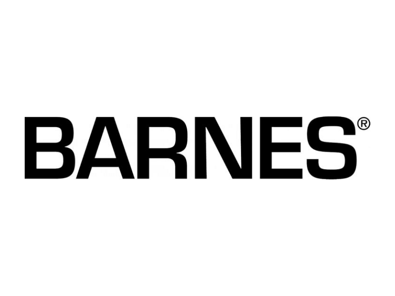 Barnes logo in black.