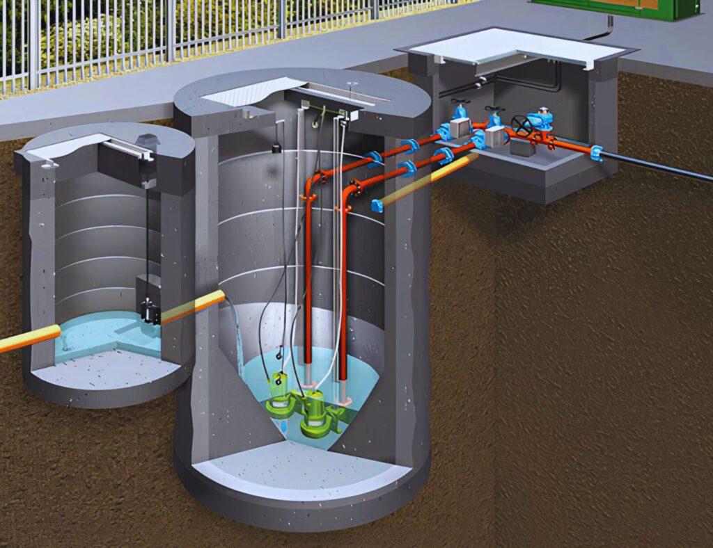 underground pump station